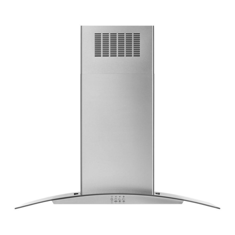 Whirlpool WVI51UC6LS 36″ Curved Glass Island Mount Range Hood