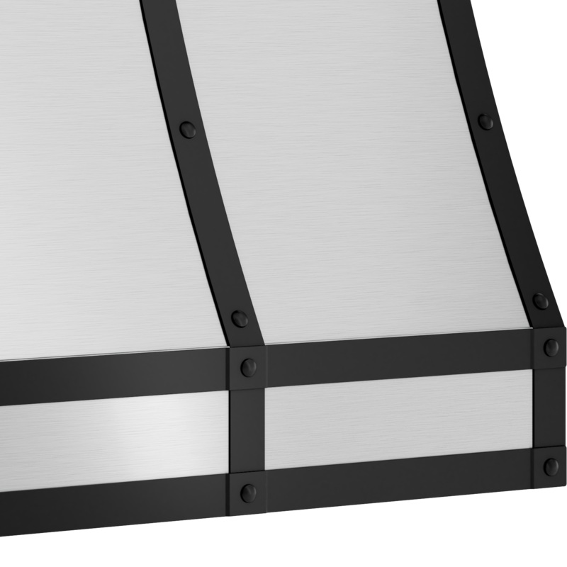Zephyr BKFT36AMB Forte Hood Banding Kit, 36In, Matte Black