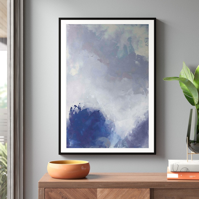 Sugar Plum Dust I by Julia Contacessi – Picture Frame Painting Wade Logan Frame Color: Natural Size: 36″H x 36″W