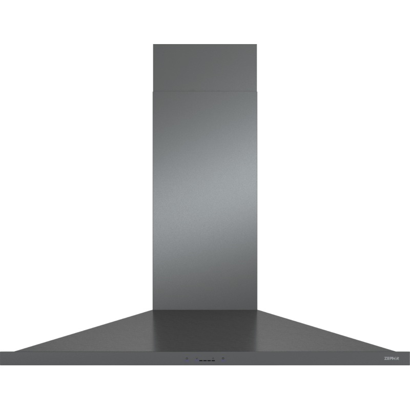 Zephyr ZANM90DBS Anzio Wall, 90cm, Black SS, LED, 600 CFM w/ACT