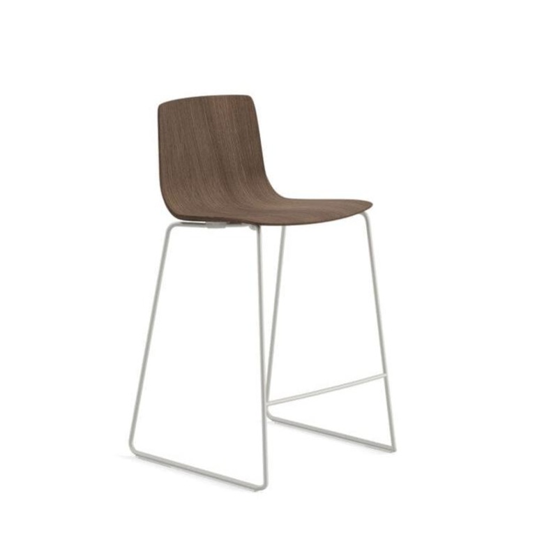 Aava 02 Wood Shell Counter & Bar Stool