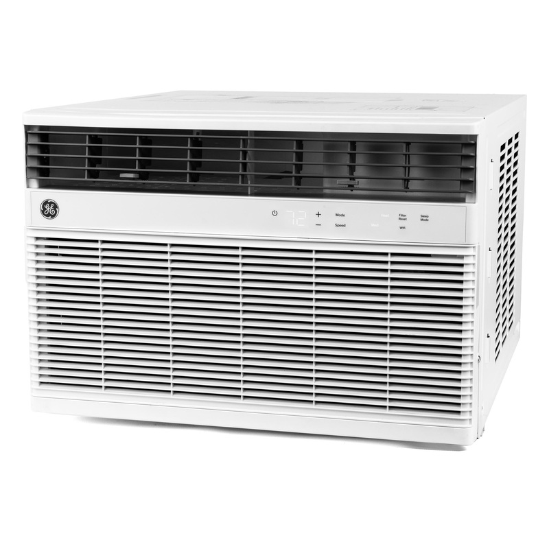 AWGH24WWF GE 24,000 BTU Smart Heat/Cool Electronic Window Air Conditioner for Extra-Large Rooms up to 1,500 sq. ft.