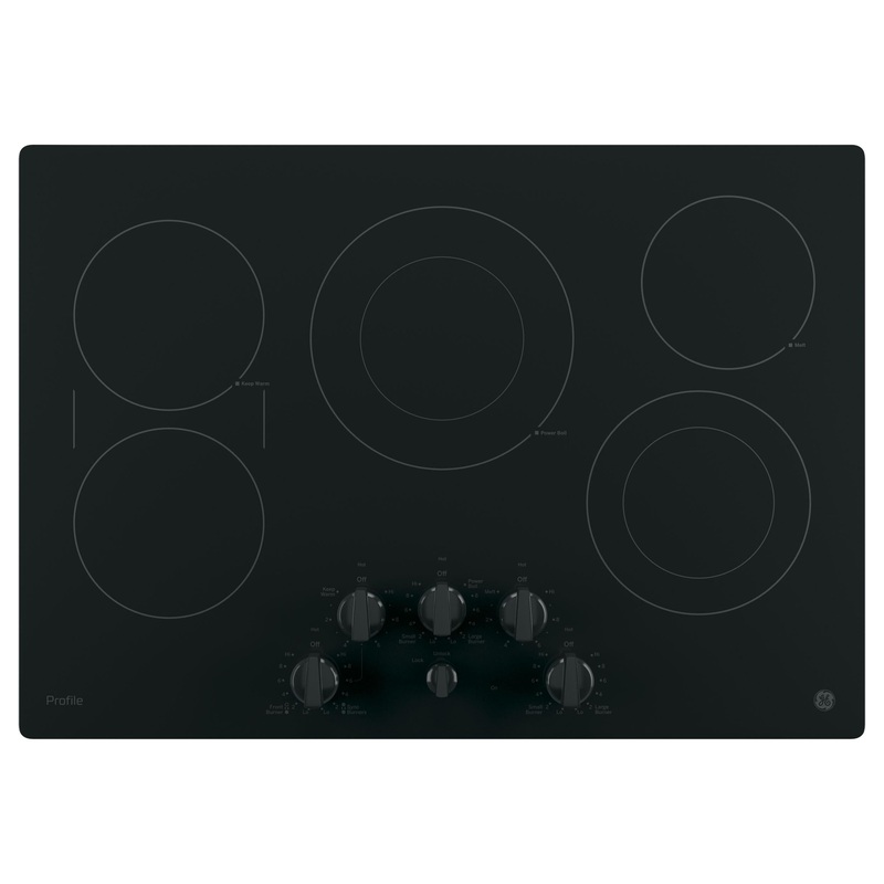 GE Profile 30″ Built-In Knob Control Electric Cooktop
