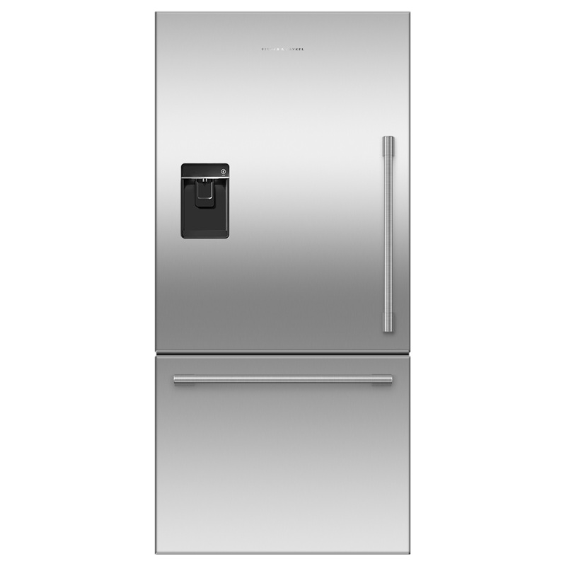 Fisher & Paykel RF170WLHUX1 Freestanding Refrigerator Freezer, 32″, 17.5 Cu Ft, Ice & Water