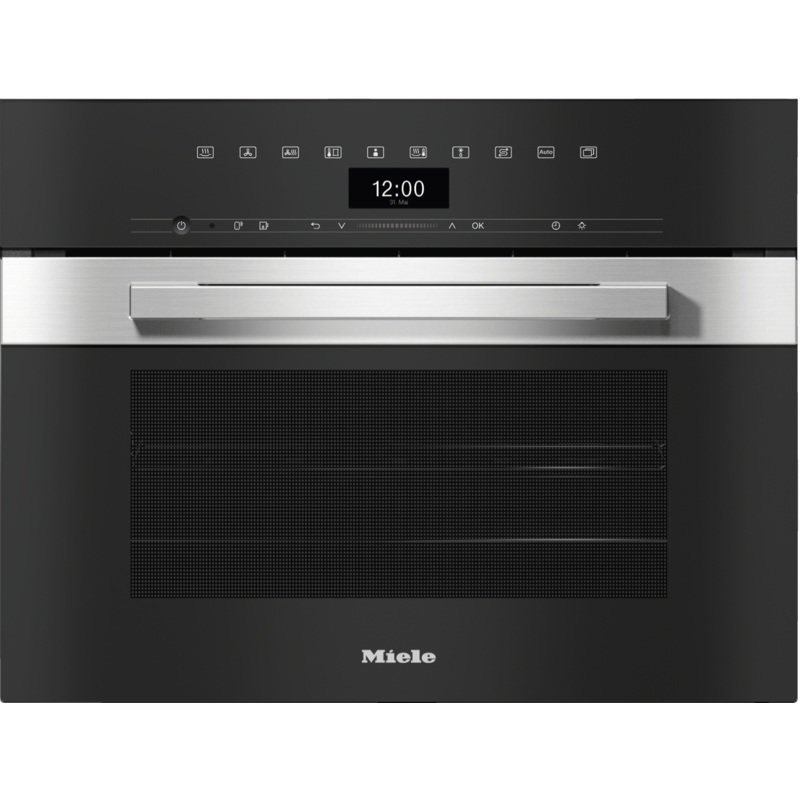Miele DGC7440CTS Dgc 7440 Am – 24″ Compact Combi-Steam Oven Xl For Steam Cooking, Baking, Roasting With Networking + Brilliantlight.
