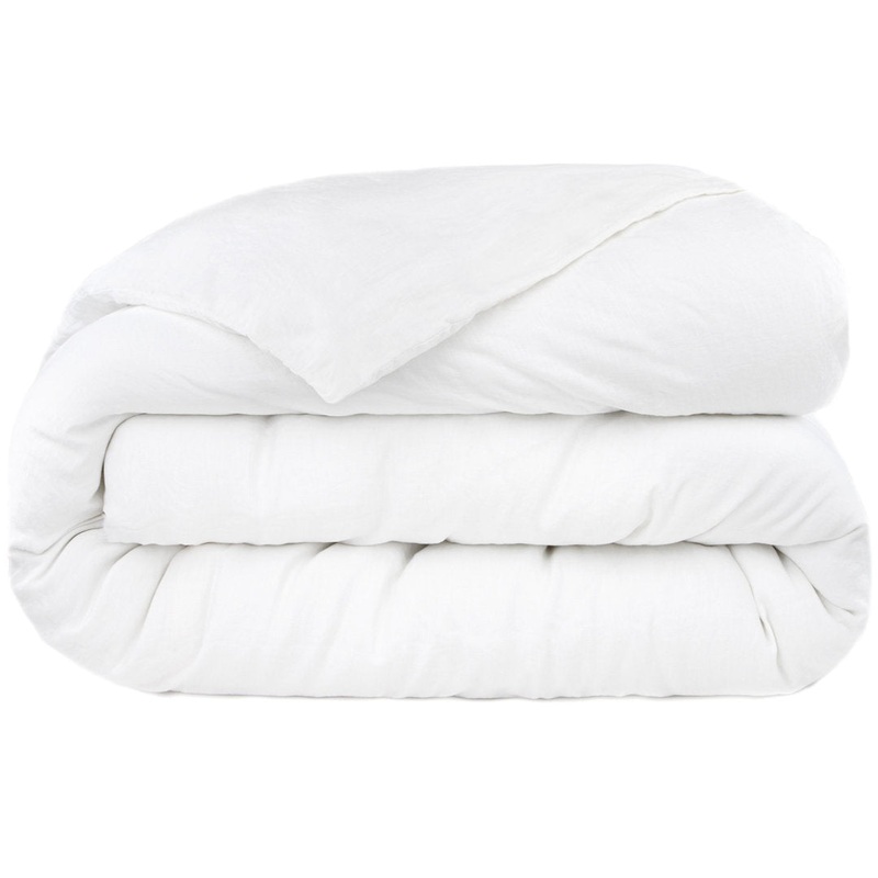 100% French Linen Duvet Cover BOKSER HOME Size: Queen Duvet Cover