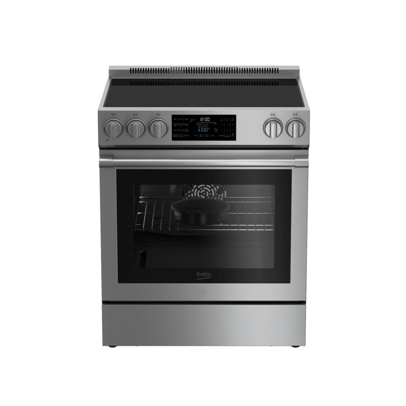 Beko 30″ Stainless Steel Slide-In Electric Range
