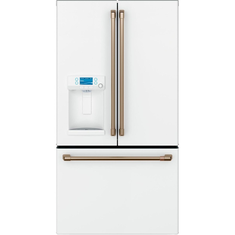 Cafe CFE28TP4MW2 CAF(EBACK) ENERGY STAR 27.7 Cu. Ft. Smart French-Door Refrigerator with Hot Water Dispenser