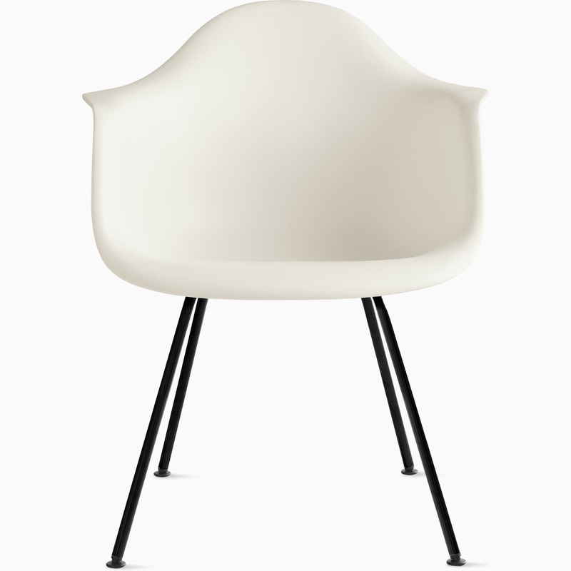 Eames  Molded Plastic Arm Chair with 4 legged Base
