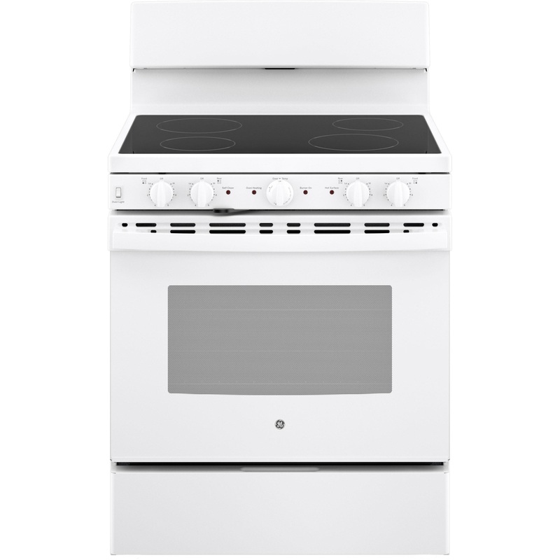 Ge Appliances JB480DTWW Ge 30″ Free-Standing Electric Radiant Smooth Cooktop Range