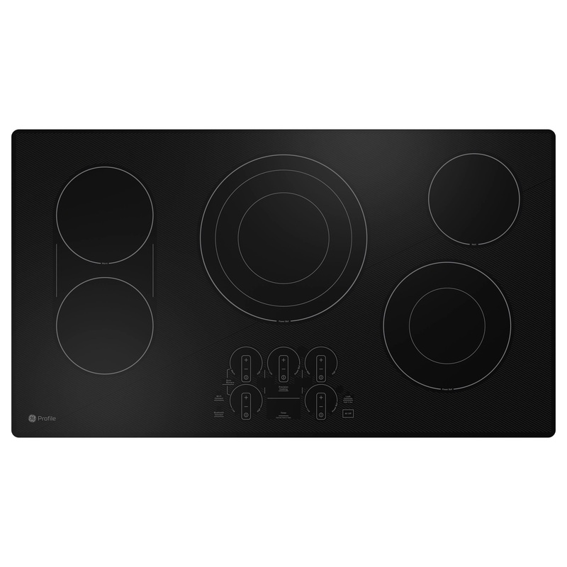 Ge Appliances PEP7036DTBB Ge Profile 36″ Built-In Touch Control Electric Cooktop