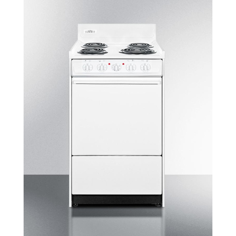 Summit WEM110 20″ Wide Electric Coil Top Range