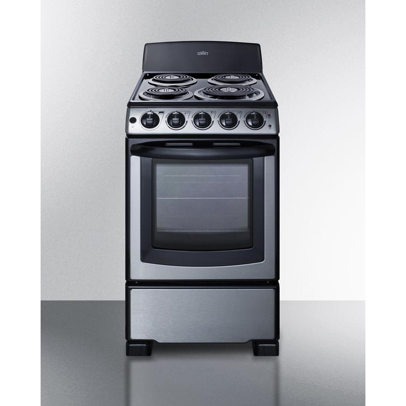 Summit PROEL20SS 20″ Wide Electric Coil Range