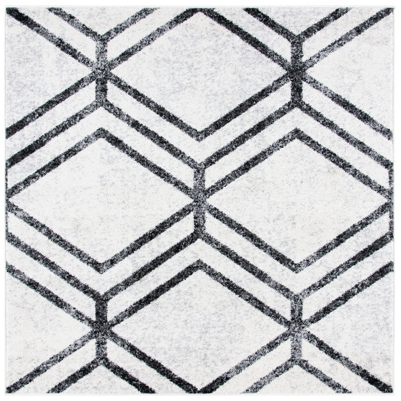 Wyckhoff Performance Geometric Rug Union Rustic Rug Size: Square 4′