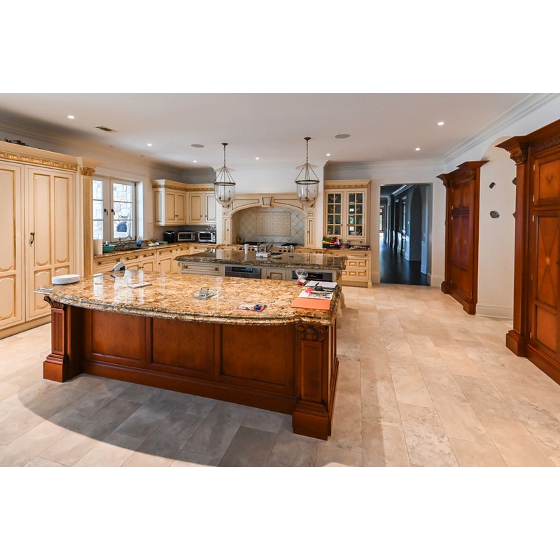 Clive Christian Regency Traditional Cream Kitchen with Double Island, Butlers Pantry & Sub-Zero/Wolf Appliances
