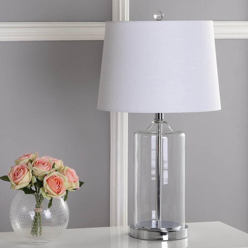 Coursey 25″ Chrome Table Lamp Darby Home Co