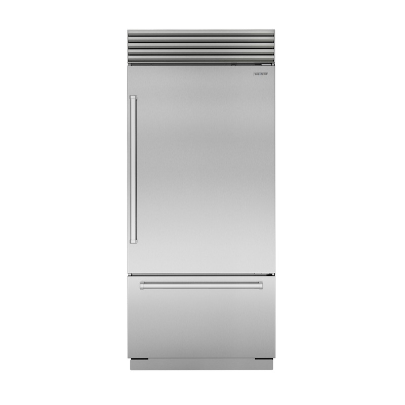 Sub-Zero CL3650UIDSTR 36″ Classic Over-And-Under Refrigerator/Freezer With Internal Dispenser