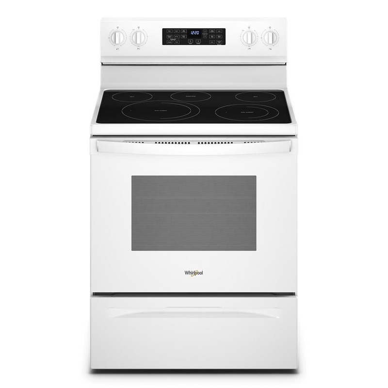 Whirlpool WFE550S0LW 5.3 Cu. Ft. Whirlpool Electric 5-in-1 Air Fry Oven