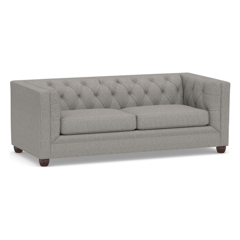 Chesterfield Square Arm Upholstered Sofa
