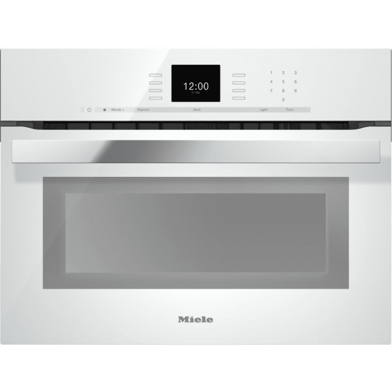 Miele H6600BM White – 24 Inch Speed Oven With Combi-Modes And Roast Probe For Precise-Temperature Cooking.