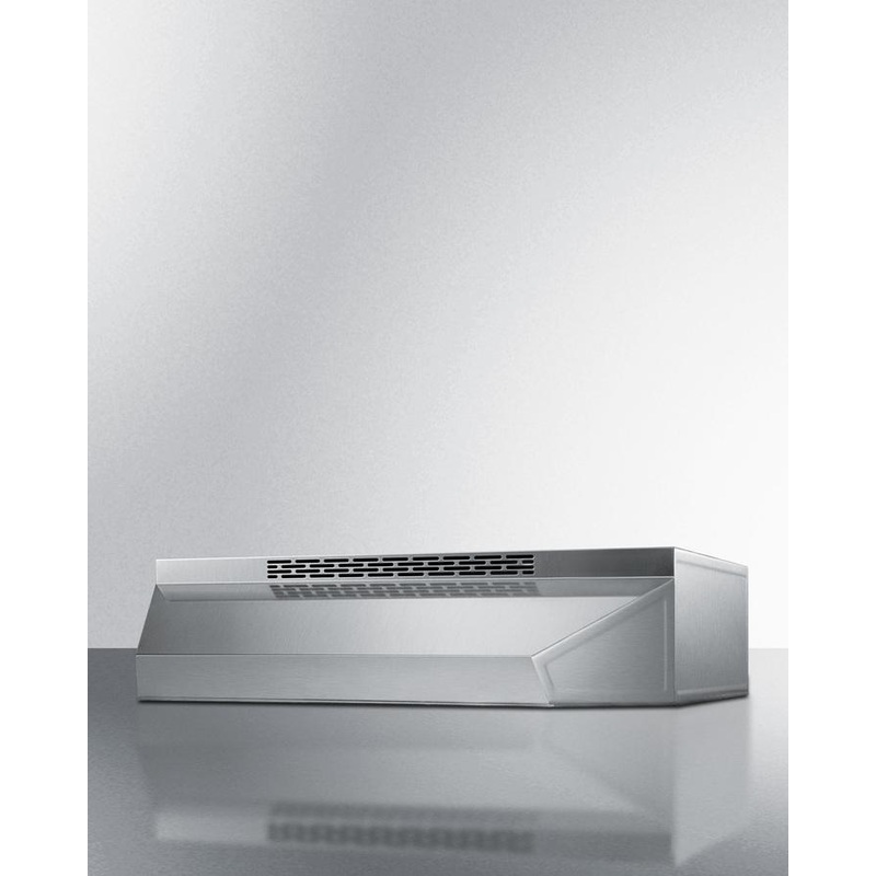 Summit ADAH1730SS 30″ Under Cabinet Ductless Range Hood, ADA Compliant