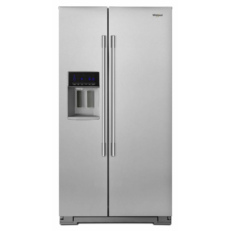 Whirlpool WRSA71CIHZ 36-inch Wide Contemporary Handle Counter Depth Side-by-Side Refrigerator – 21 cu. ft.
