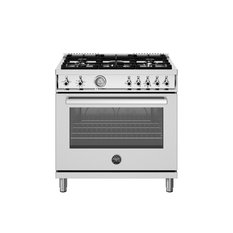 Bertazzoni PRO365GASXV 36 Inch All Gas Range, 5 Burners Stainless Steel
