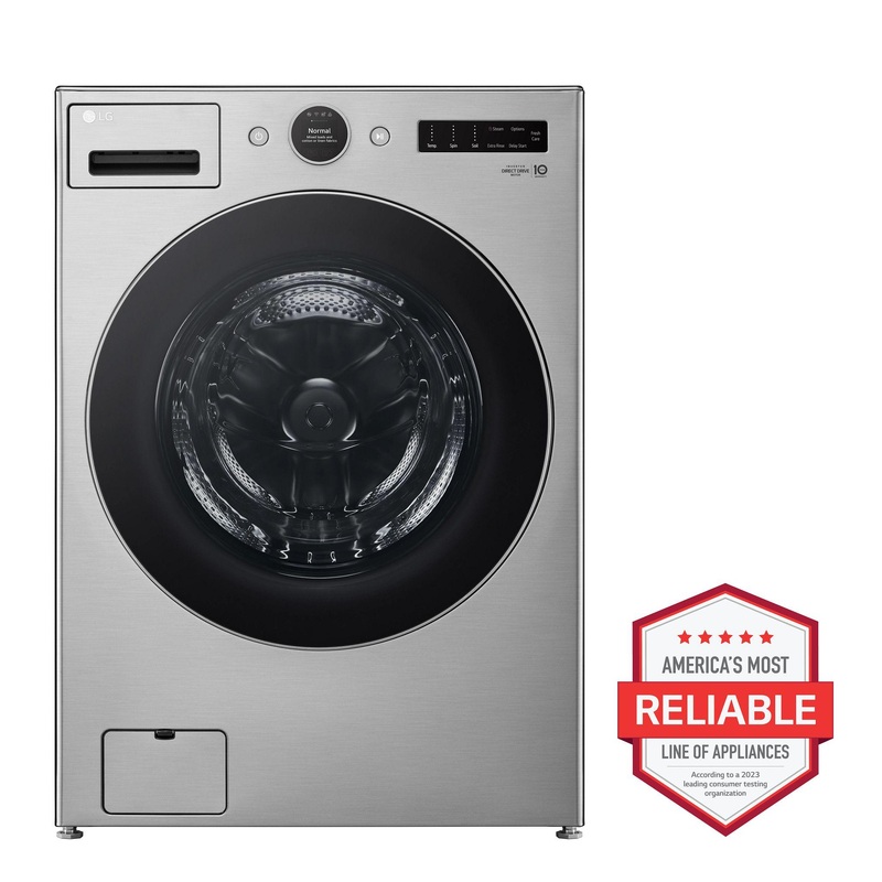 Lg WM5700HVA 4.5 cu. ft. Smart Front Load Washer with TurboWash 360(degree), Built-In Intelligence and ezDispense