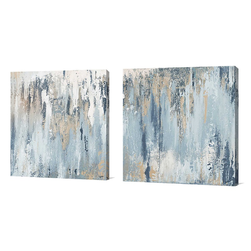 Blue Illusion Square by Patricia Pinto – 2 Piece Acrylic Print Set Orren Ellis Size: 18″ H x 18″ W x 1″ D Format: Wrapped Canvas