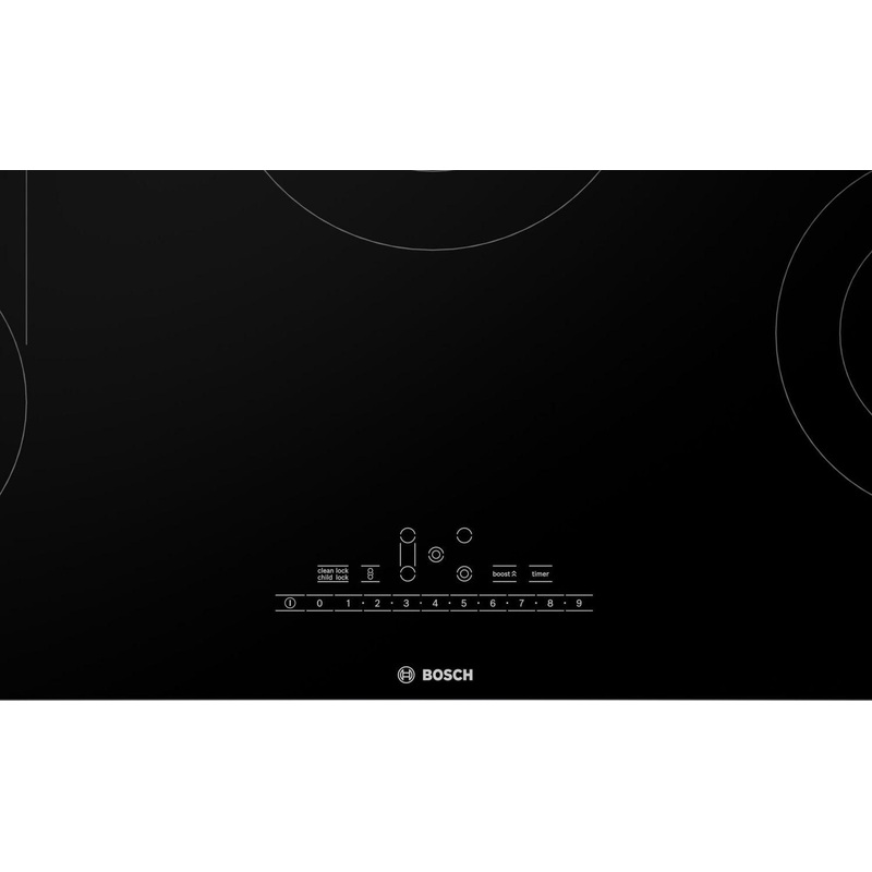 Bosch NET8669UC 800 Series Electric Cooktop 36” Black, Surface Mount Without Frame Net8669Uc