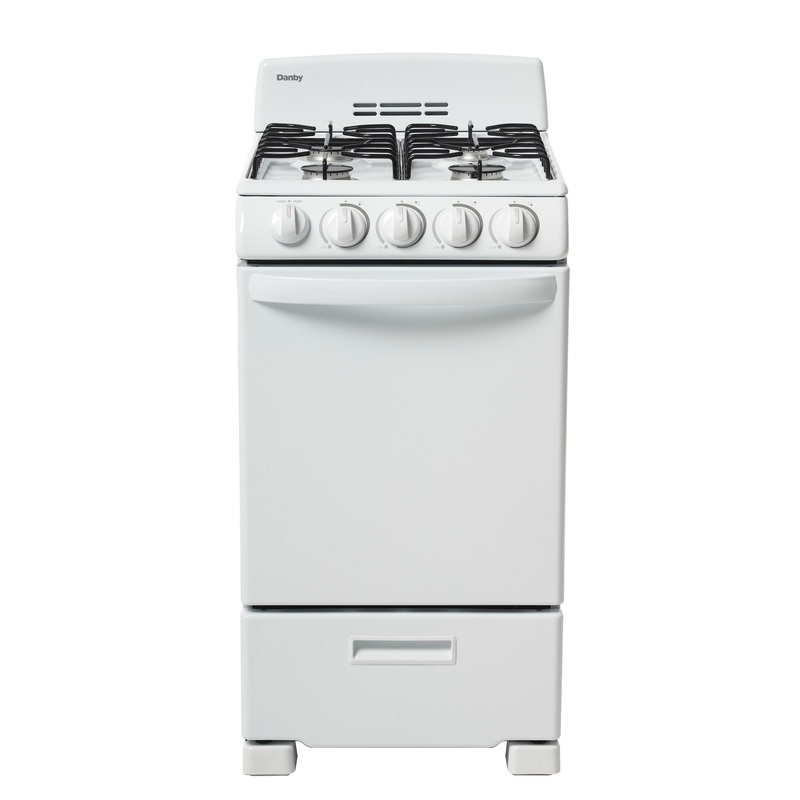 Danby DR203WGLP Danby 20″ Wide Gas Range In White