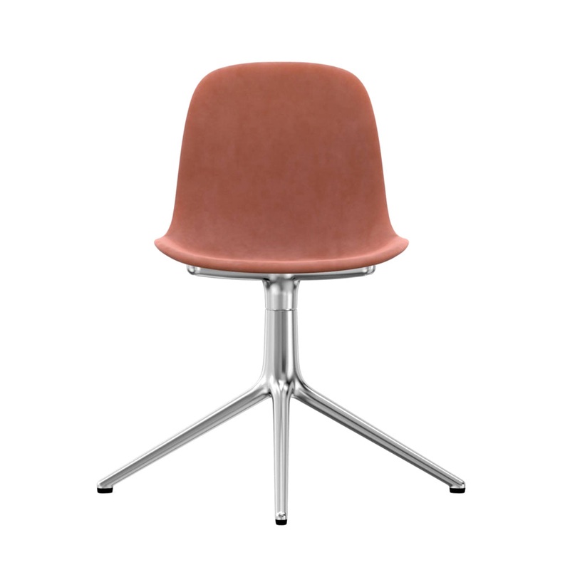 Form 4-Legged Swivel Chair Full Upholstery