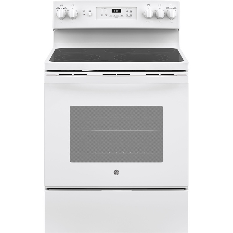 GE 30″ Free-Standing Electric Convection Range