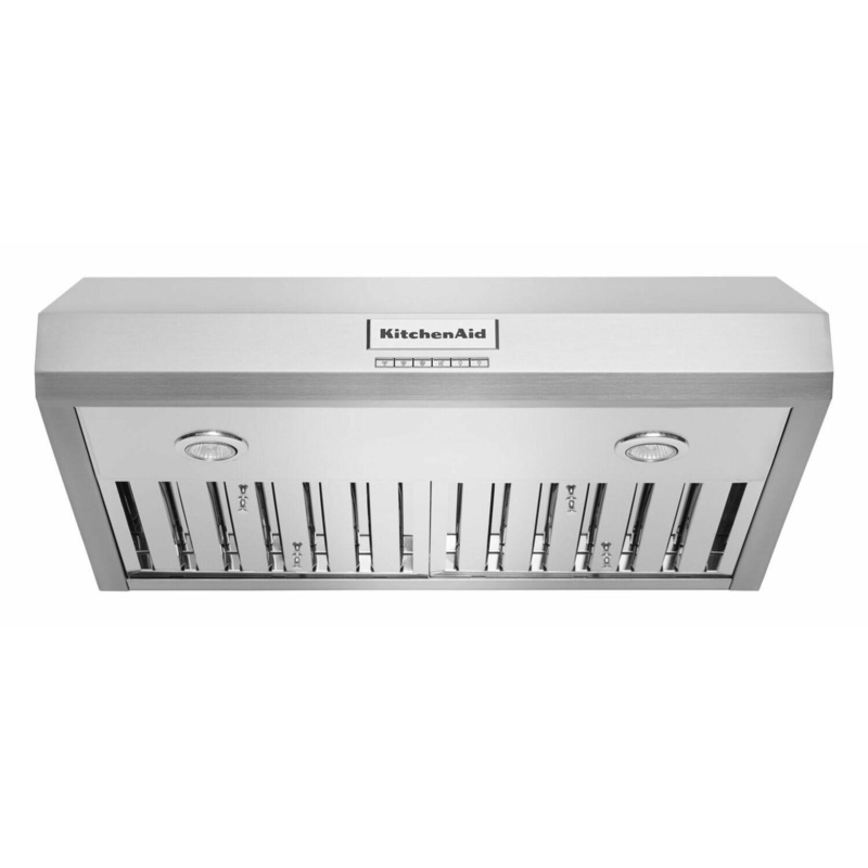 Kitchenaid KVUC600KSS 30″ 585 Cfm Motor Class Commercial-Style Under-Cabinet Range Hood System – Stainless Steel