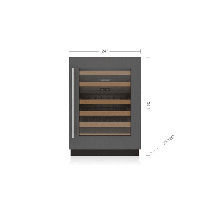 Sub-Zero DEU2450WAR 24″ Designer Undercounter Wine Storage – Panel Ready