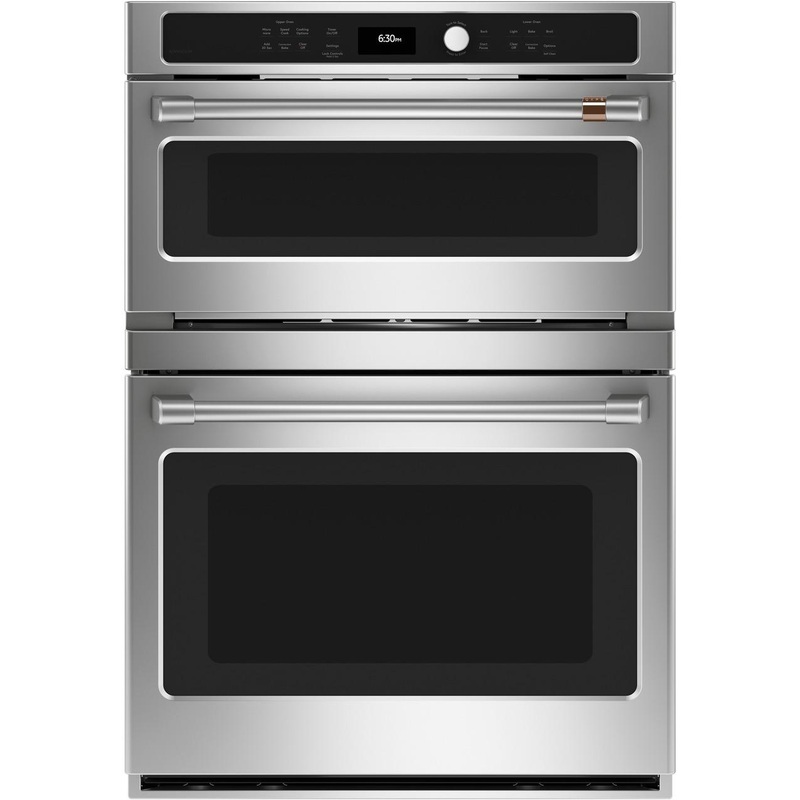 Cafe CTC912P2NS1 CAF(EBACK) 30 in. Combination Double Wall Oven with Convection and Advantium Technology