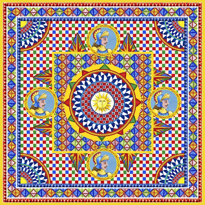 Dolce & Gabbana Sol Carretto Mural Wallpaper