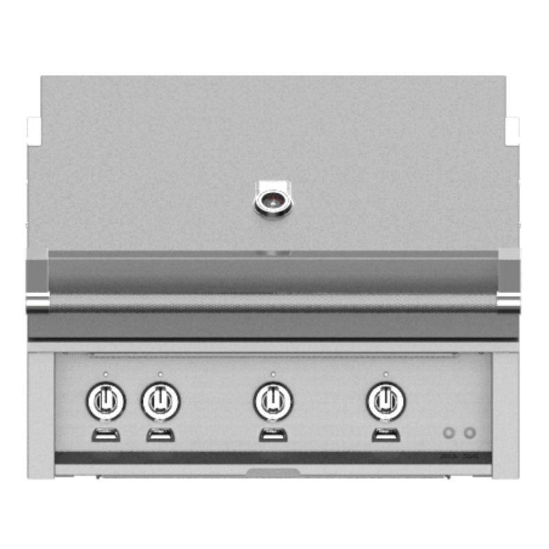 Hestan GMBR36LPDG Hestan 36″ Liquid Propane Gas Built In Grill Gmbr36 – Dark Grey (Custom Color: Pacific Fog)