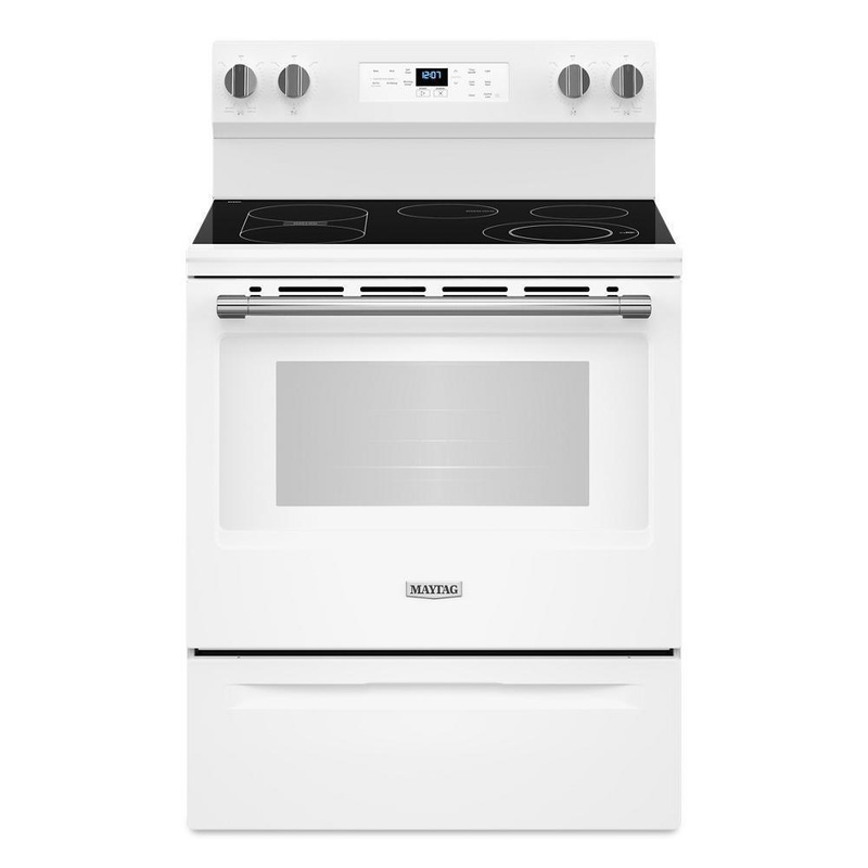 Maytag MFES6030RW 30-Inch Wide Electric Range With No Preheat Air Fry And Air Baking – 5.3 Cu. Ft.