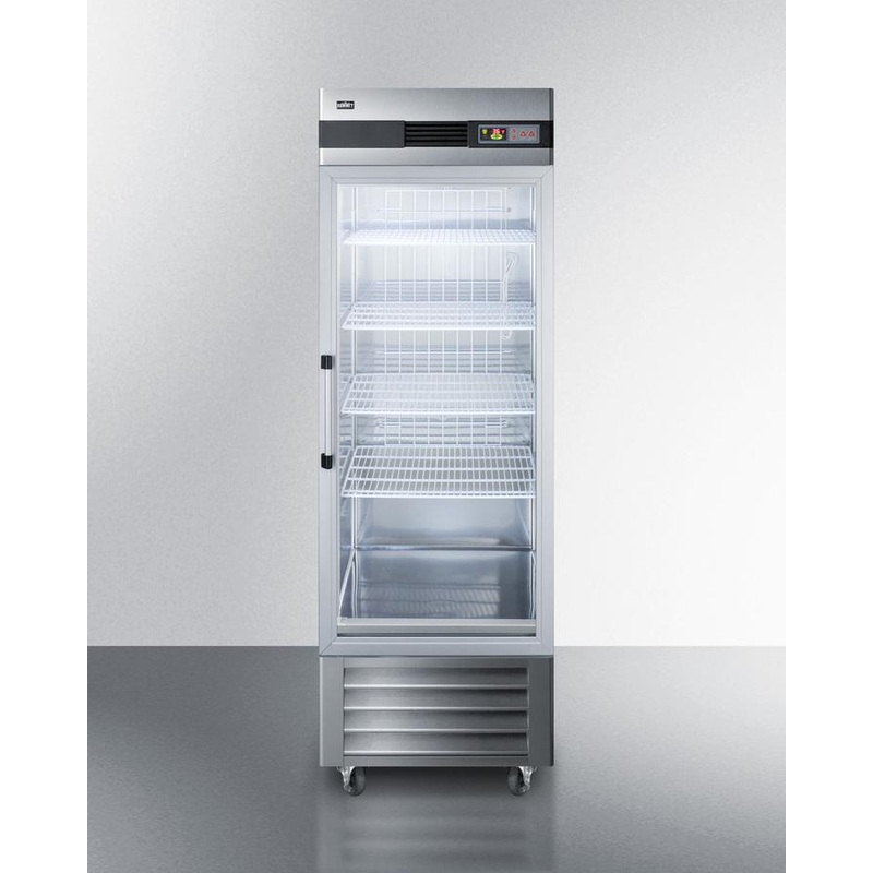 Summit SCR23SSG 23 CU.FT. Reach-in Refrigerator