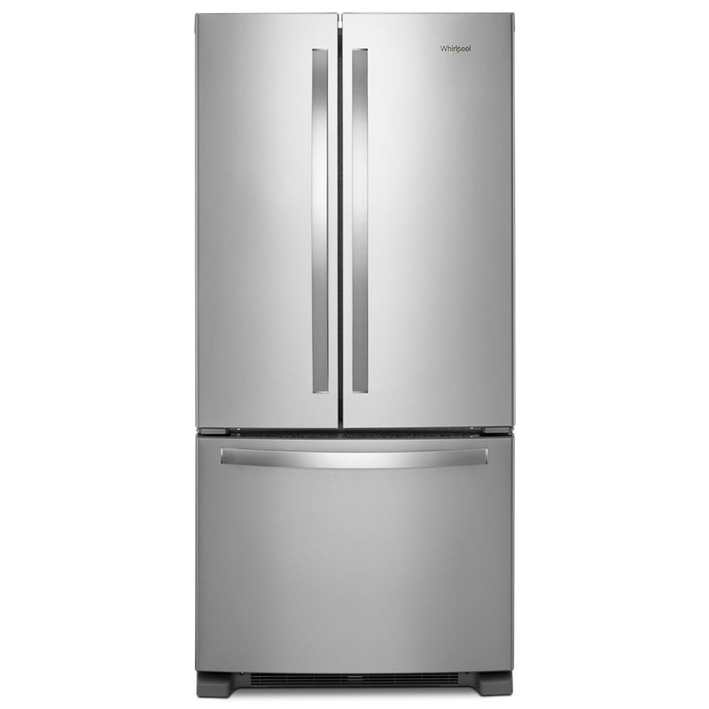 Whirlpool WRFF5333PZ 33-Inch Wide French Door Refrigerator – 22 Cu. Ft.
