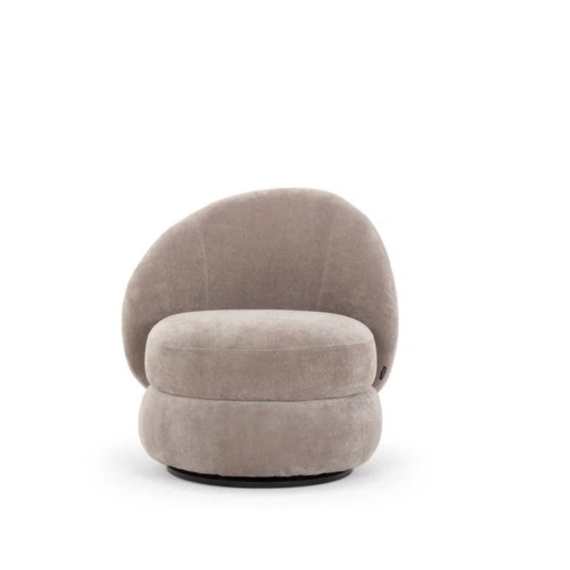Bennie Upholstered Swivel Barrel Chair