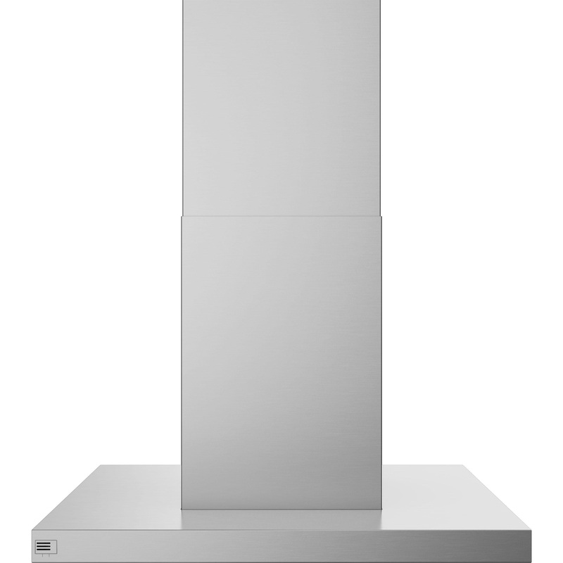 Ge Appliances UVI1036SRSS 36″ Designer Island-Mount Chimney Vent Hood with Clean Air Sensors