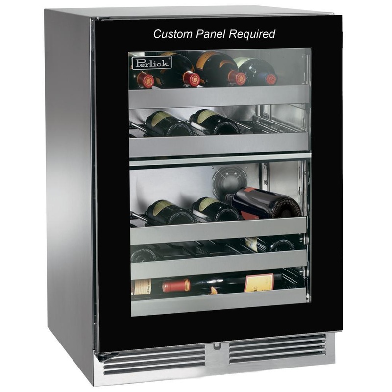 Perlick HP24DO44L 24″Outdoor Dual-Zone Wine Reserve