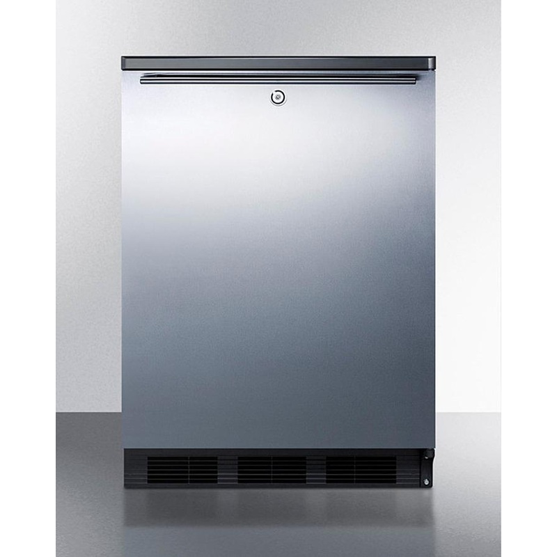 Summit FF7LBLKBISSHH 24″ Wide Built-in All-refrigerator