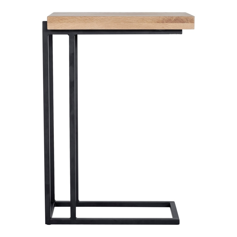Nature-Inspired Organic C-Shape Side Table