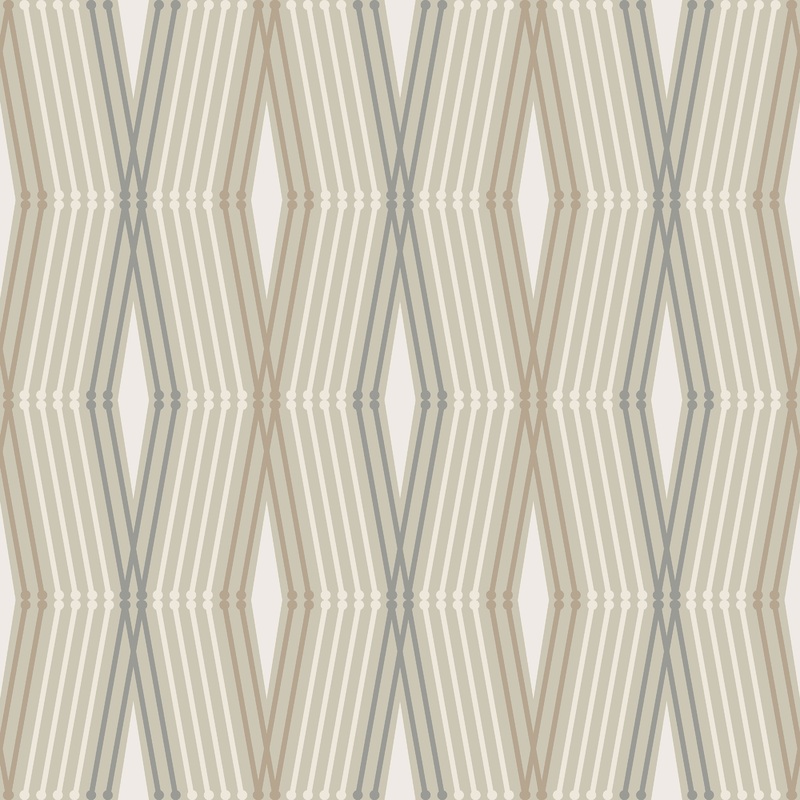 Nicole Miller Hard Edge Ogee Wallpaper