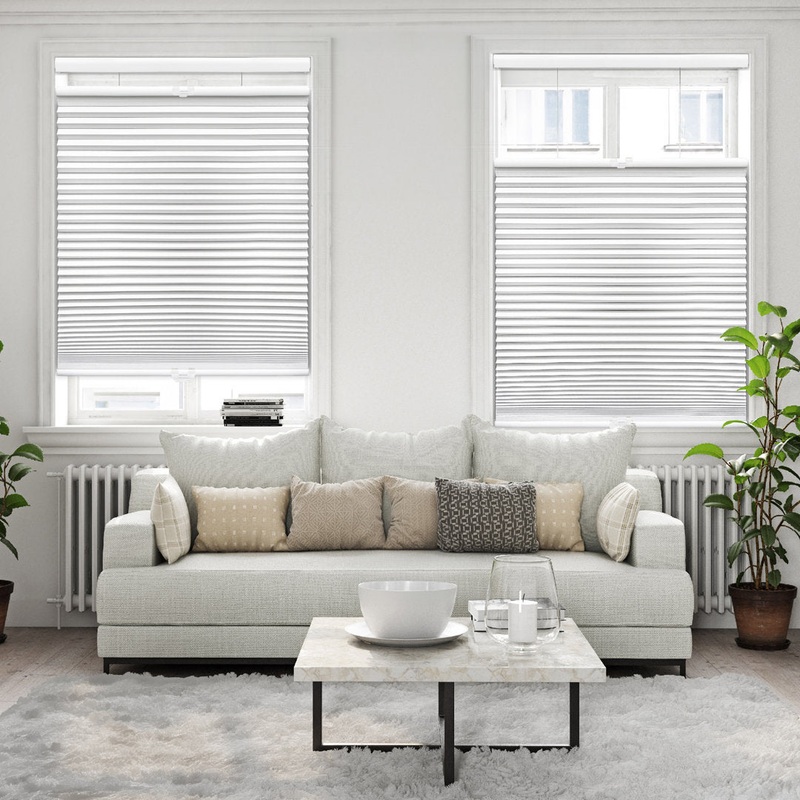 Sheba 1.5 inch Cordless Blackout Top Down bottom Up Cellular Shade Symple Stuff Blind Size: 33″ W x 64″L Finish: White