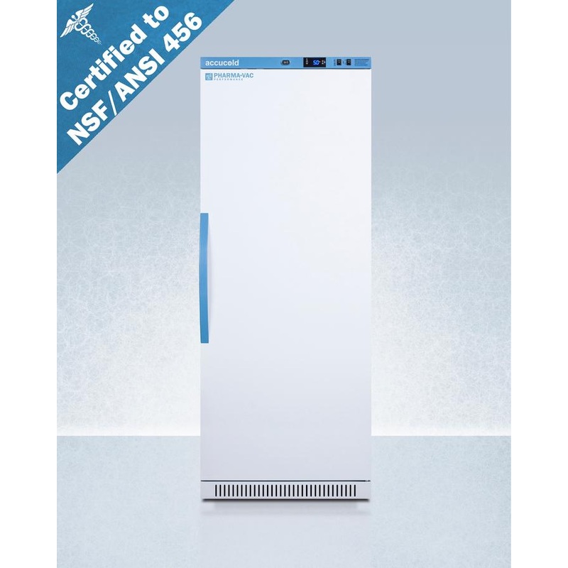 Summit ARS12PV456 12 CU.FT. Upright Vaccine Refrigerator, Certified To Nsf/ansi 456 Vaccine Storage Standard