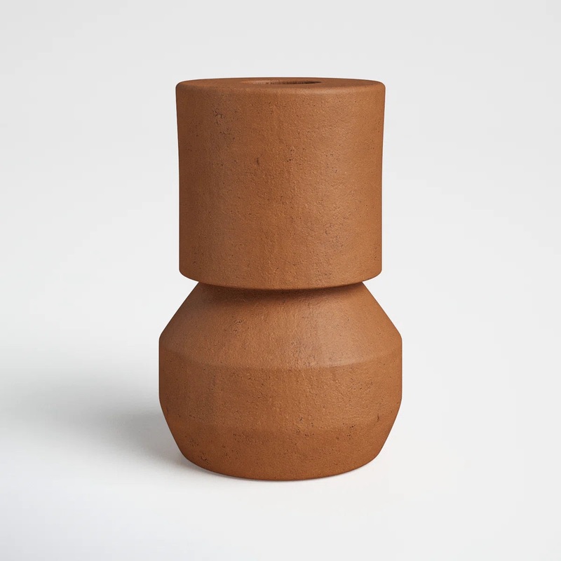 Zakarias Terracotta Table Vase